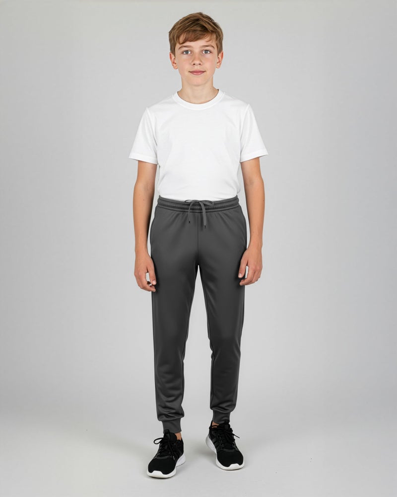 REALESSENTIALS Real Essentials 3 Pack: Boys' Athletic Jogger Sweatpants - Kids Teens Youth Active Sports Pants with Pockets,Set 4,L (12/14) - Image 4